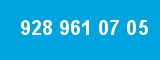 928 961 07 05